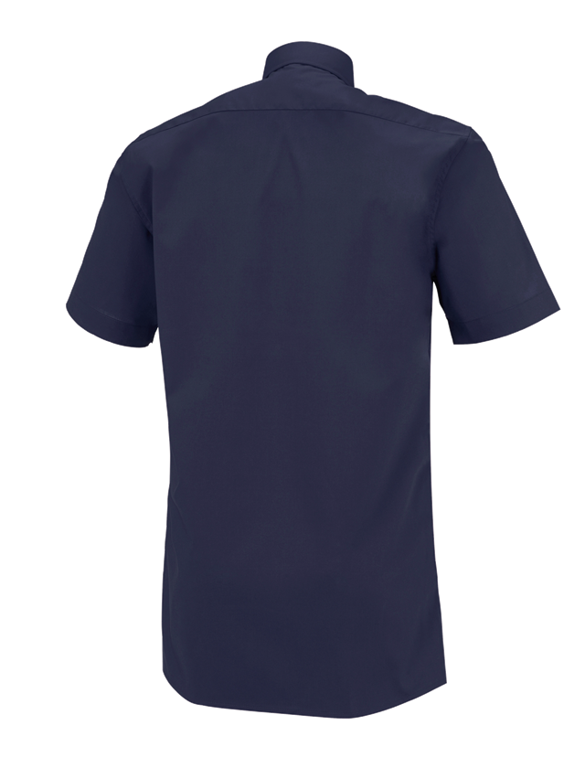 Shirts & Co.: e.s. Servicehemd kurzarm + dunkelblau 1