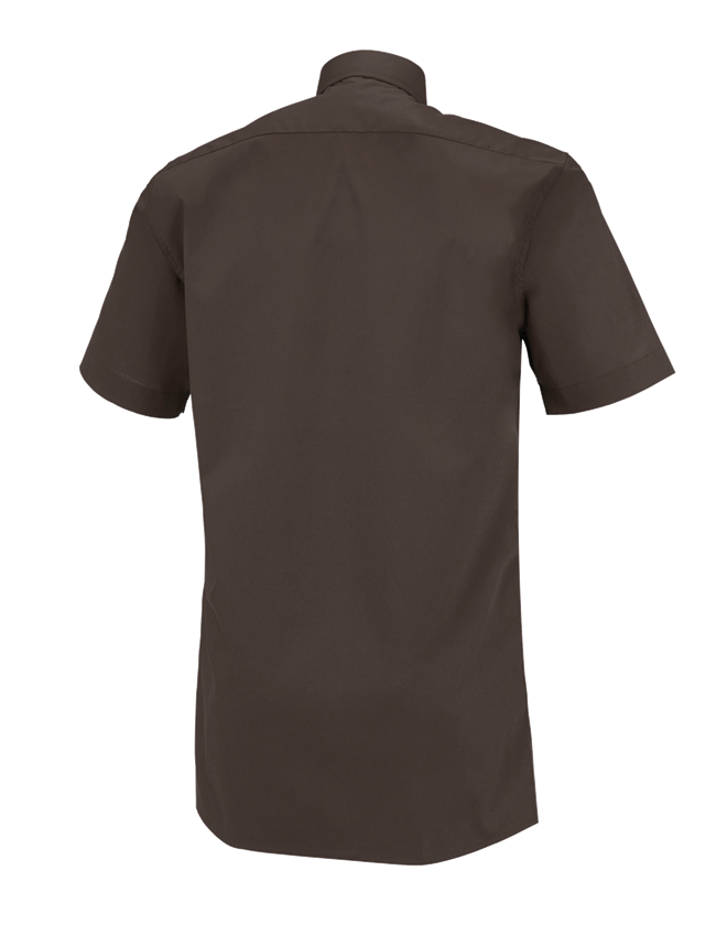 Bovenkleding: e.s. Service-overhemd korte mouw + kastanje 1