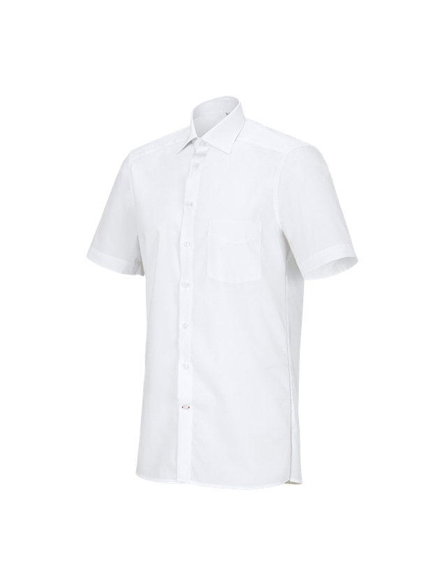 Shirts & Co.: e.s. Servicehemd kurzarm + weiß