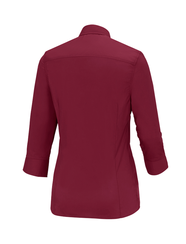 Shirts & Co.: Business Bluse e.s.comfort, 3/4-Arm + rubin 1