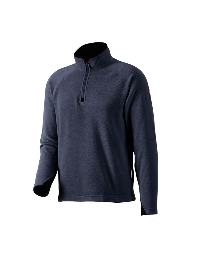 Shirts & Co.: Microfleece Troyer dryplexx® micro + dunkelblau 2