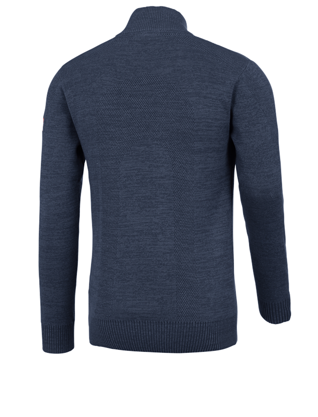 Shirts & Co.: e.s. Strick Troyer + nachtblau melange 3