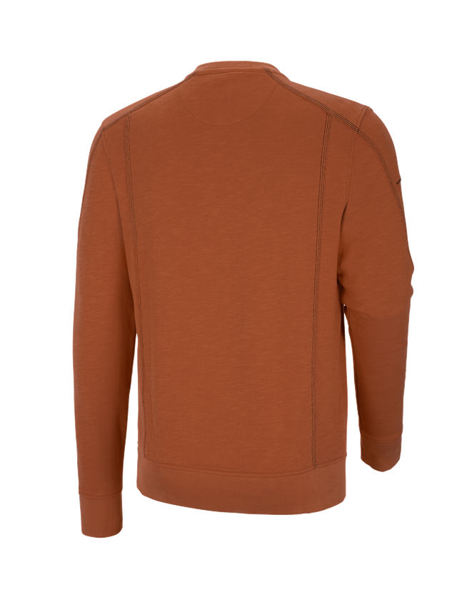 Installateur / Klempner: Sweatshirt cotton slub e.s.roughtough + kupfer 3