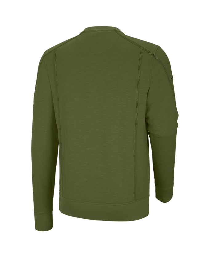 Shirts & Co.: Sweatshirt cotton slub e.s.roughtough + wald 1