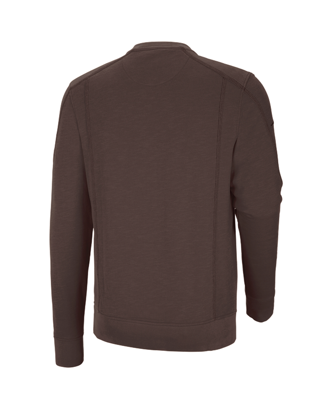 Hauts: Sweatshirt cotton slub e.s.roughtough + écorce 3