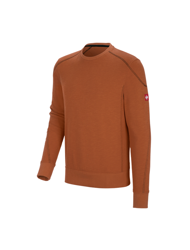 Shirts & Co.: Sweatshirt cotton slub e.s.roughtough + kupfer 2