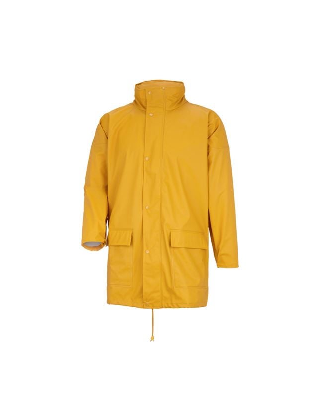 Jacken: Flexi-Stretch-Regenjacke + gelb
