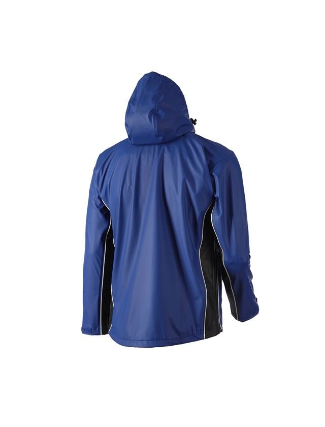 Werkjassen: Regenjack flexactive + korenblauw/zwart 3