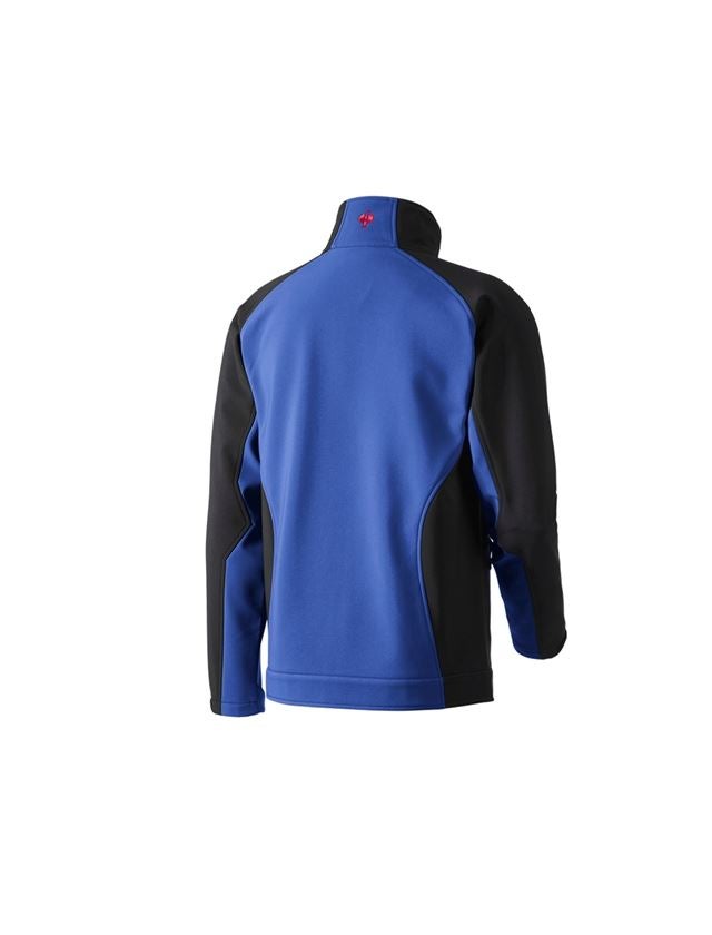 Werkjassen: Softshelljack dryplexx® softlight + korenblauw/zwart 3