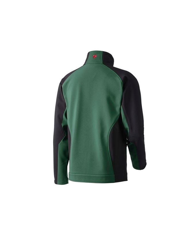 Vestes de travail: Veste Softshell dryplexx® softlight + vert/noir 3