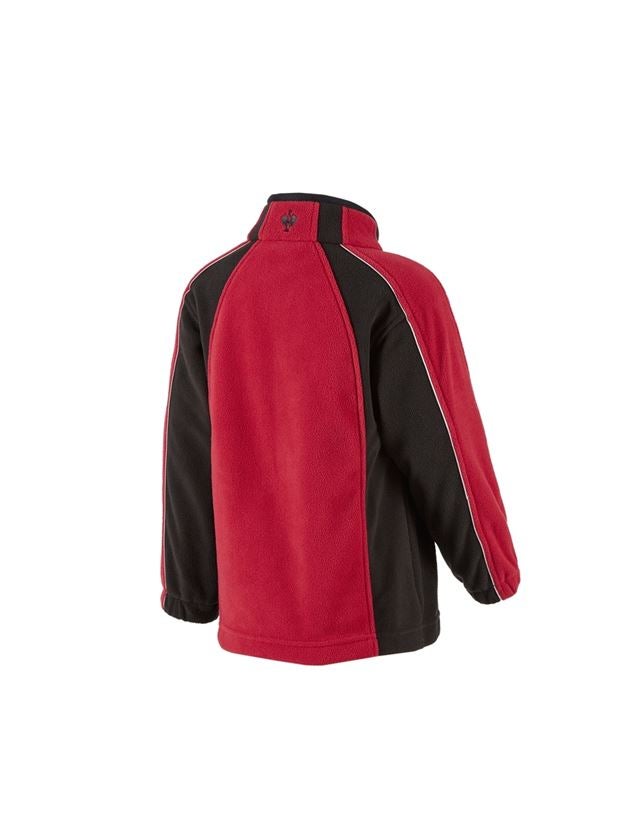Vestes: Veste en laine polaire dryplexx® micro, enfants + rouge/noir 2