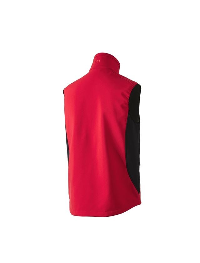 Werkvesten: Softshell-bodywarmer dryplexx® softlight + rood/zwart 3