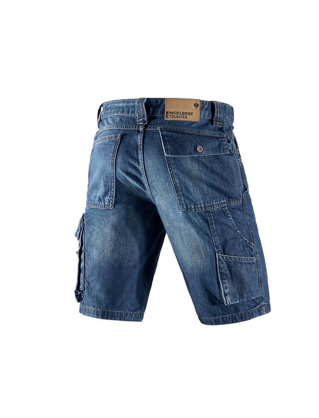 Werkbroeken: e.s. Worker-jeans-short + darkwashed 1
