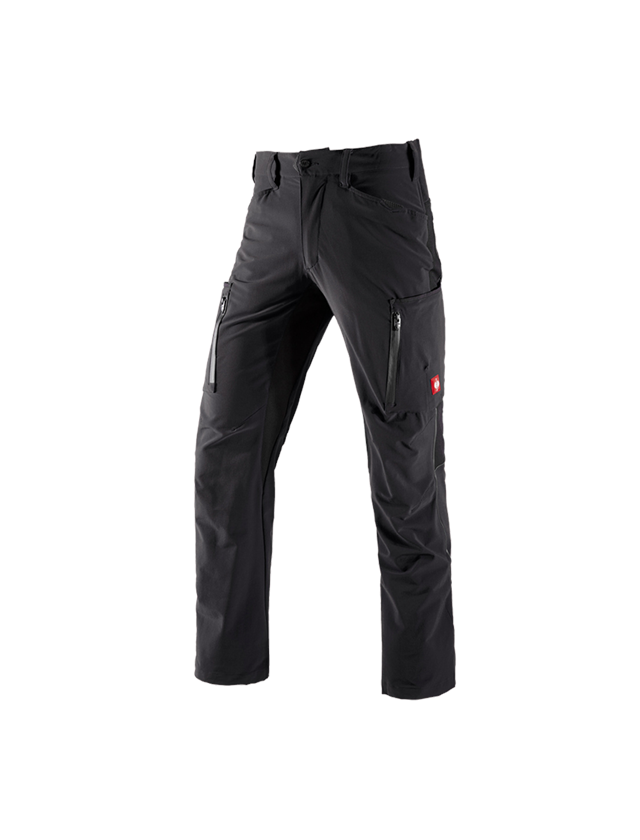 Pantalons de travail: Pantalon Cargo e.s.vision stretch, hommes + noir 1