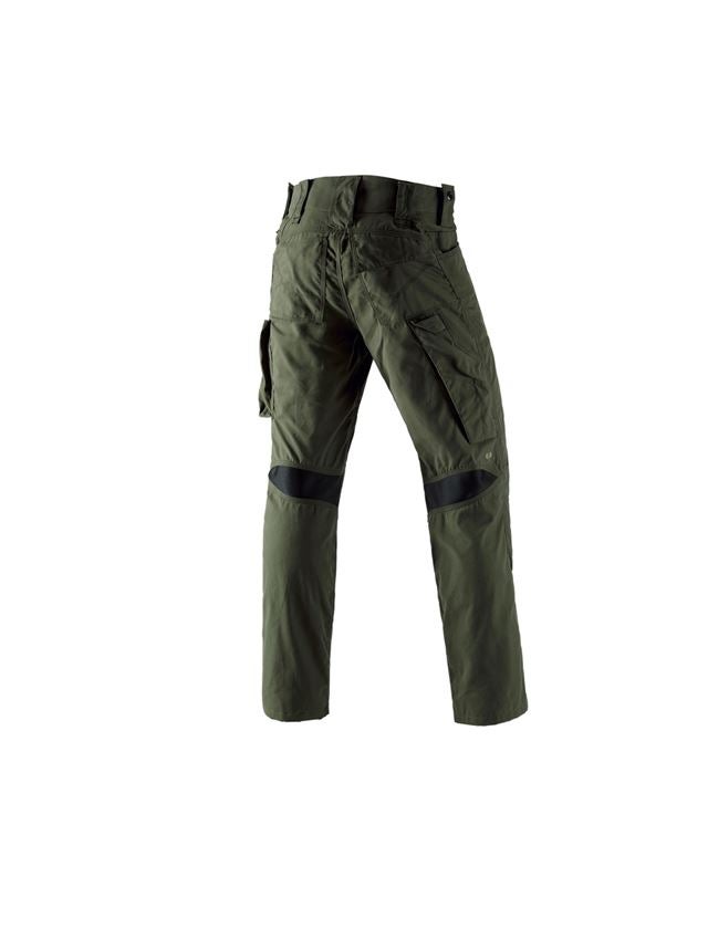 Pantalons de travail: e.s. Pantalon à taille élastique cotton touch + thym 3