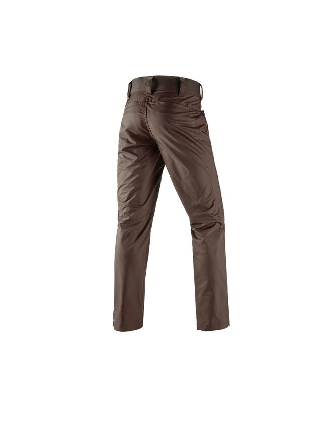 Pantalons de travail: e.s. Pantalon de travail base, hommes + marron 1