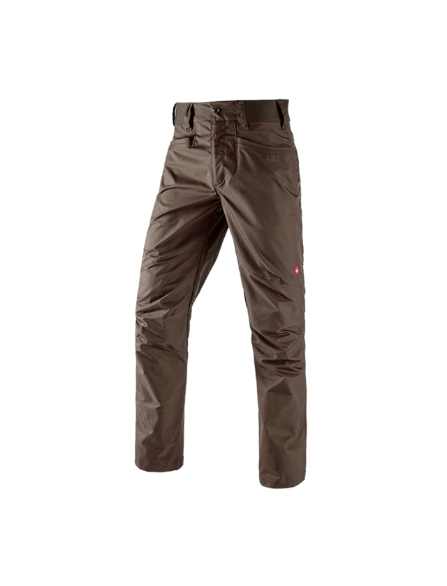 Pantalons de travail: e.s. Pantalon de travail base, hommes + marron
