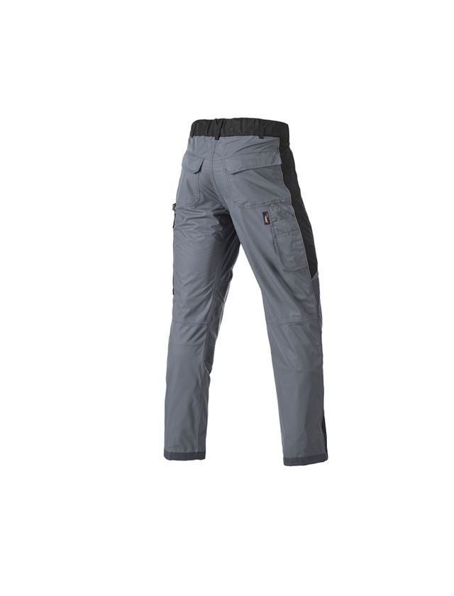 Pantalons de travail: Pantalon à taille élastique fonction e.s.prestige + gris/noir 3