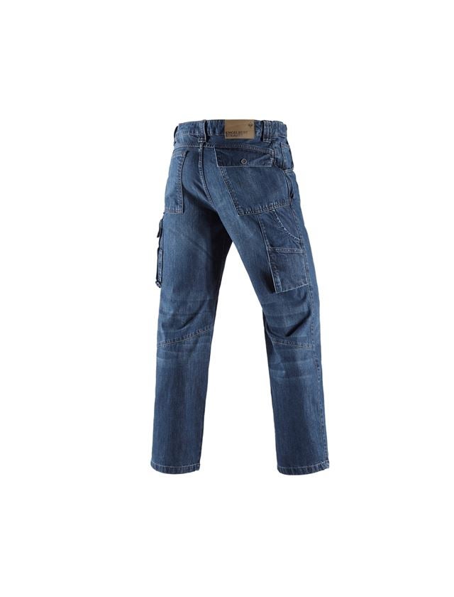Pantalons de travail: e.s. Jeans Worker + darkwashed 3