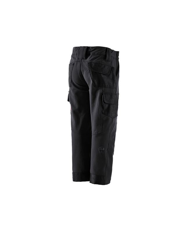 Pantalons: Fonct.pant. cargo d’hiver e.s.dynashield solid,enf + noir 1