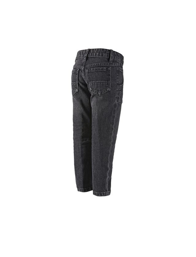 Hosen: e.s. Jeans POWERdenim, Kinder + blackwashed 1