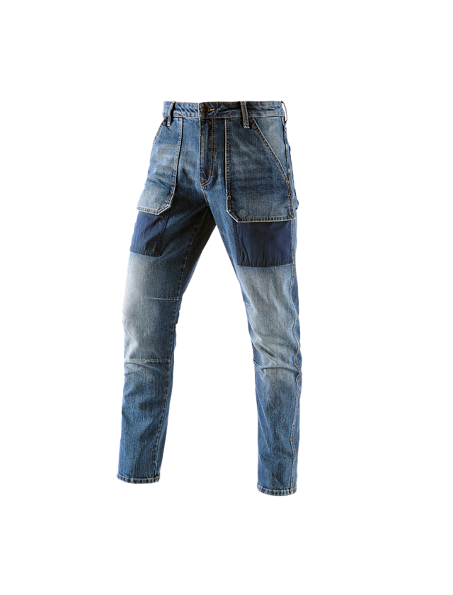 Pantalons de travail: e.s. Jeans à 7 poches POWERdenim + stonewashed 2