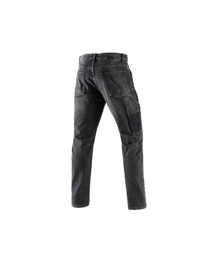 Hosen: e.s. 7-Pocket-Jeans POWERdenim + blackwashed 1