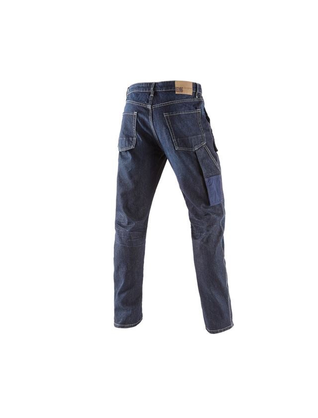 Pantalons de travail: e.s. Jeans à 7 poches POWERdenim + darkwashed 1