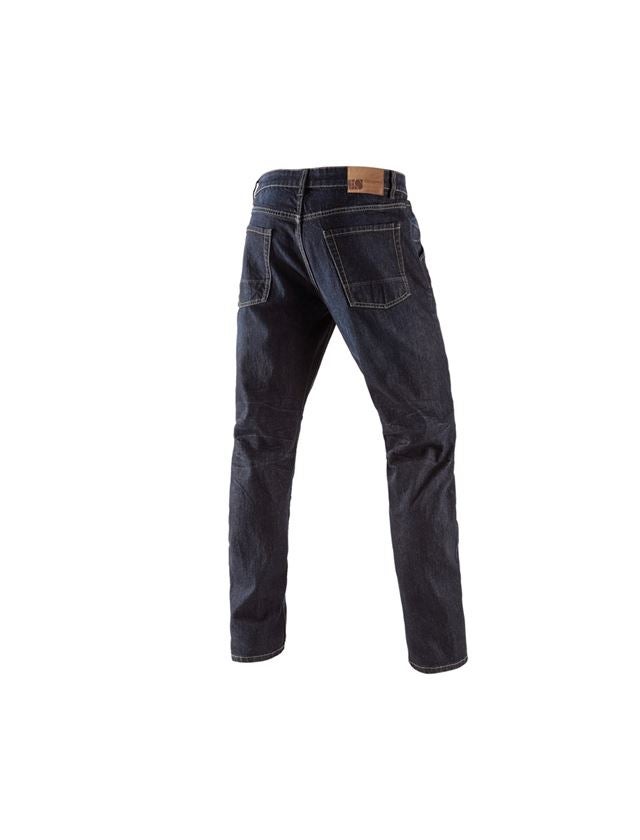 Werkbroeken: e.s. 5-pocket-jeans POWERdenim + darkwashed 1
