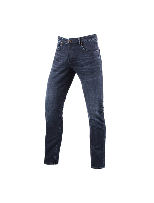 Hosen: e.s. 5-Pocket-Jeans Jog-Denim + darkwashed 1