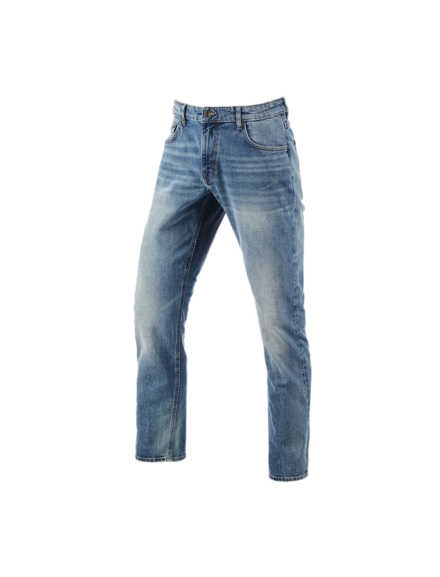 Werkbroeken: e.s. 5-pocket-stretch-jeans, straight + stonewashed