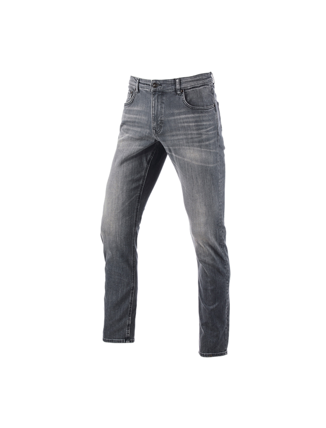 Werkbroeken: e.s. 5-pocket-stretch-jeans, straight + graphitewashed