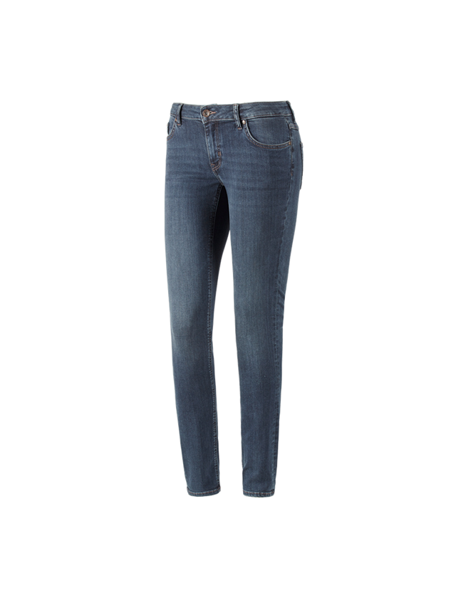 Hosen: e.s. 5-Pocket-Stretch-Jeans, Damen + mediumwashed 2