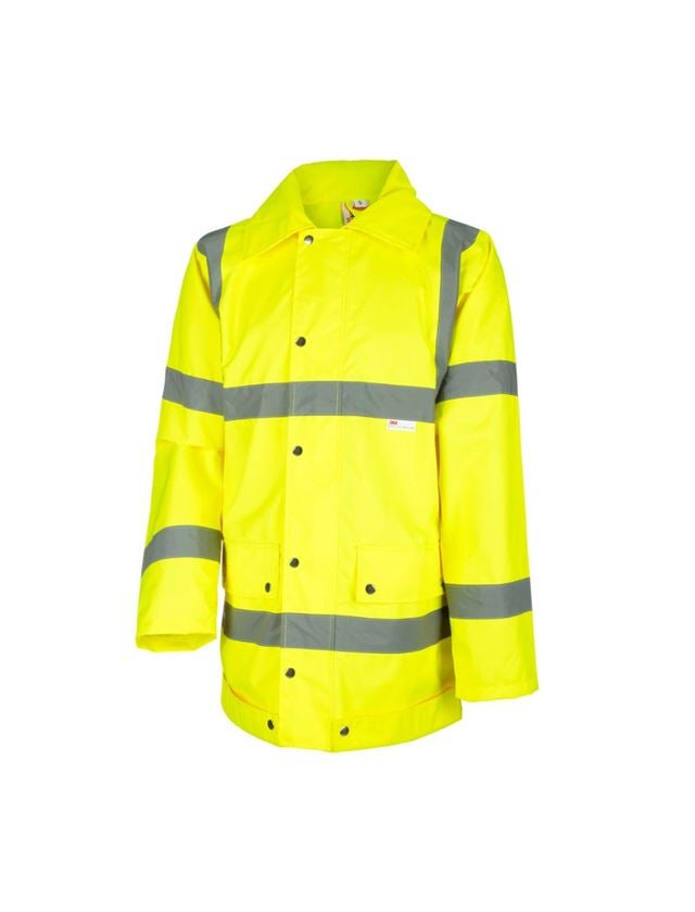 Jacken: STONEKIT Warnschutz Regenjacke + warngelb