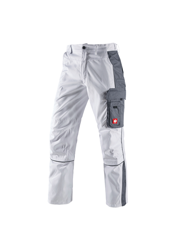 Horti-/ Sylvi-/ Agriculture: Pantalon à taille élastique e.s.active + blanc/gris 2