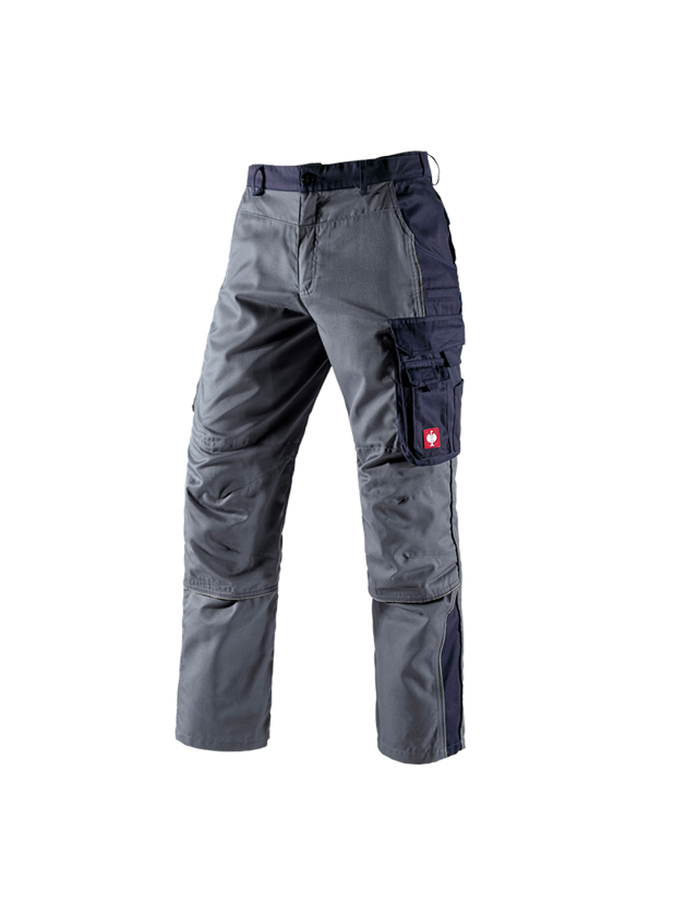 Menuisiers: Pantalon à taille élastique e.s.active + gris/bleu foncé 2