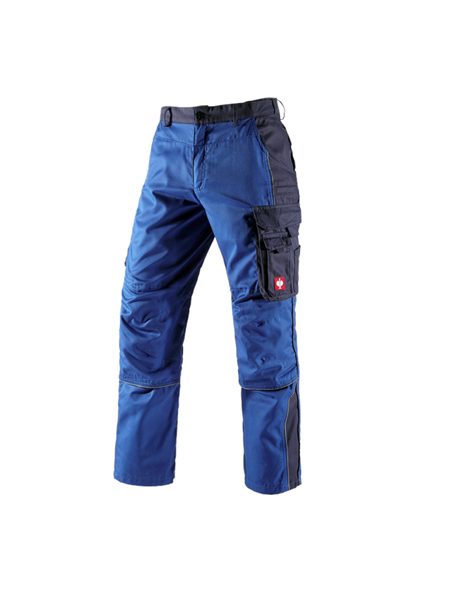 Pantalons de travail: Pantalon à taille élastique e.s.active + bleu royal/bleu foncé 1