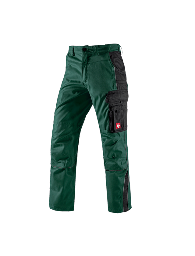 Menuisiers: Pantalon à taille élastique e.s.active + vert/noir 2
