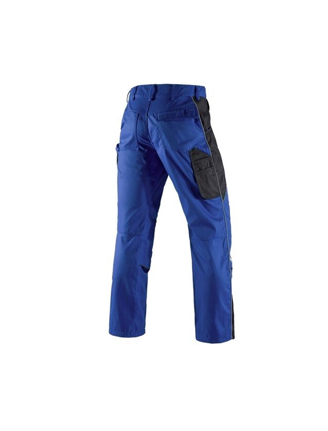 Horti-/ Sylvi-/ Agriculture: Pantalon à taille élastique e.s.active + bleu royal/noir 3