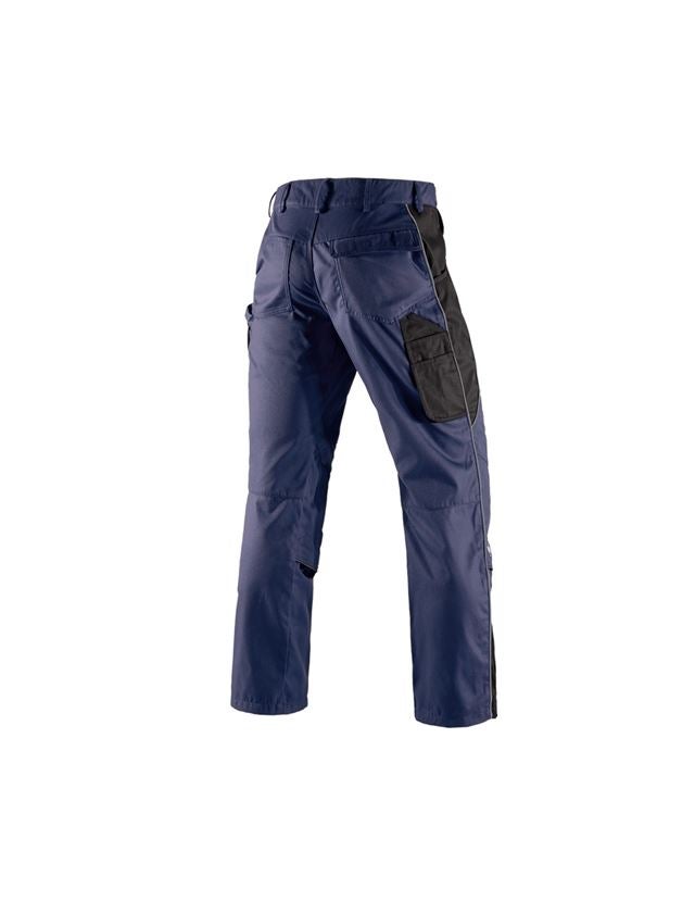 Thèmes: Pantalon à taille élastique e.s.active + bleu foncé/noir 3