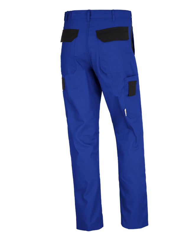 Horti-/ Sylvi-/ Agriculture: STONEKIT Pantalon à taille élastique Odense + bleu royal/noir 1