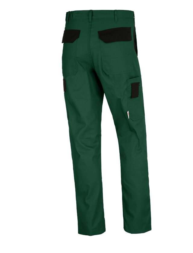 Horti-/ Sylvi-/ Agriculture: STONEKIT Pantalon à taille élastique Odense + vert/noir 1