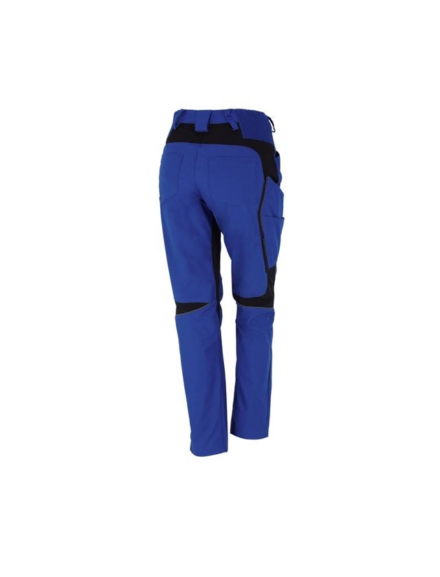 Pantalons de travail: Pantalon d'hiver pour femmes e.s.vision + bleu royal/noir 1