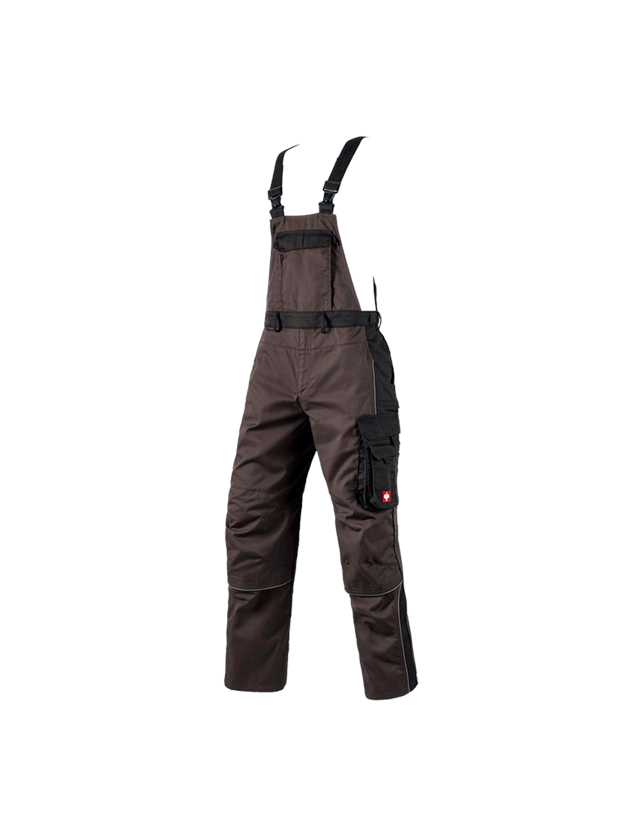 Pantalons de travail: Salopette e.s.active + brun/noir 2