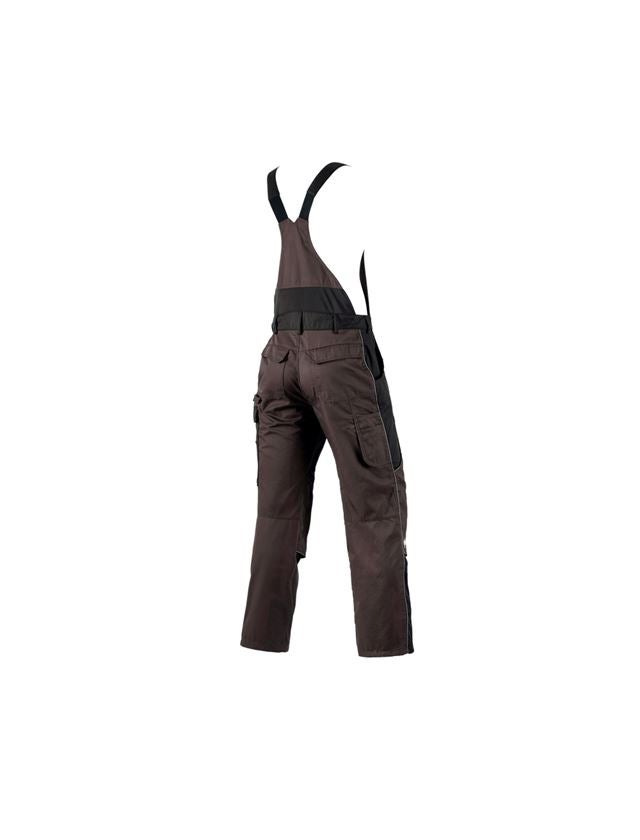 Pantalons de travail: Salopette e.s.active + brun/noir 3