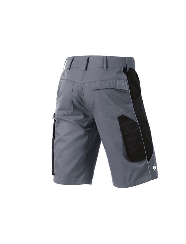 Pantalons de travail: Short e.s.active + gris/noir 3