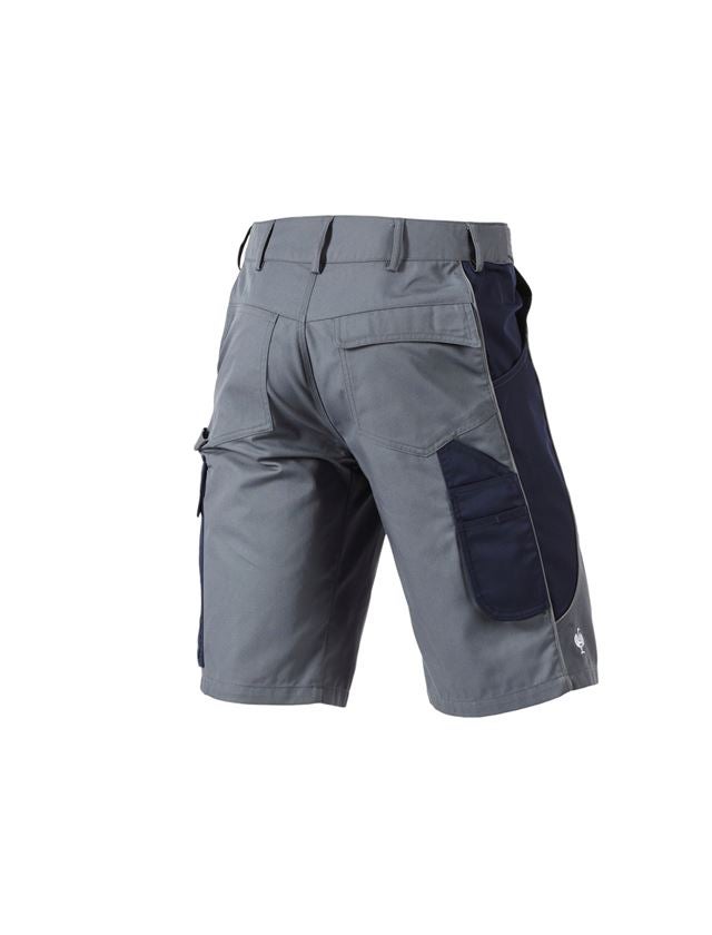 Pantalons de travail: Short e.s.active + gris/bleu foncé 3