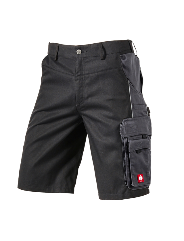 Pantalons de travail: Short e.s.active + noir/anthracite 2