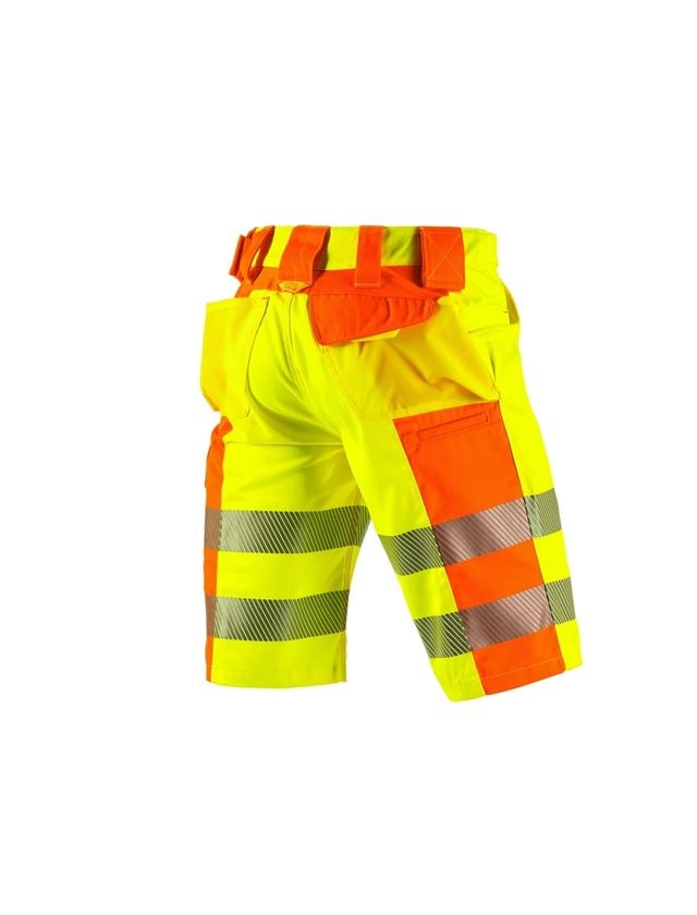 Pantalons de travail: Short fluorescent e.s.motion 2020 + jaune fluo/orange fluo 3