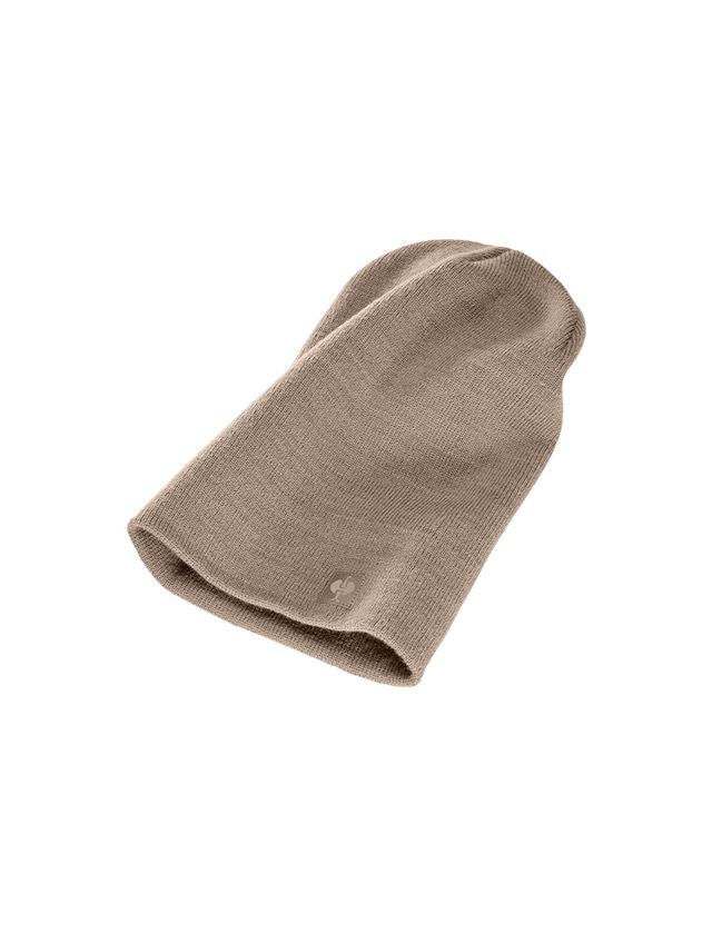 Accessoires: Bonnet tricoté e.s.motion ten + brun cendré
